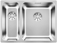 мойку Blanco Solis 340/180-IF нержавеющая сталь полированная чаша справа клапан-автомат InFino 526130