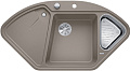 Мойка Бланко DELTA II серый бежевый чаша справа клапан-автомат InFino 523666 фото 1 Мойка Blanco DELTA II серый бежевый чаша справа клапан-автомат InFino 523666 фото 1