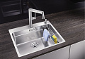 Мойка Blanco Etagon 500-IF/A нержавеющая сталь полированная клапан-автомат InFino 521748 фото 13