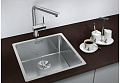 Мойка Blanco Andano 400-IF нержавеющая сталь клапан-автомат InFino 522957 фото 4