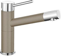Смеситель Blanco Alta compact chrome/Silgranit серый бежевый 517633