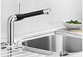 Смеситель Blanco Seda сочетание материалов хром/керамика бежевый 519063 фото 2