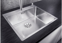 Мойка Blanco Andano 400-IF/A нержавеющая сталь полированная клапан-автомат InFino 522993