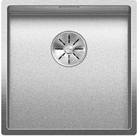 Мойка Blanco Claron 400-U Durinox® отводная арматура InFino® нержавеющая сталь полированная клапан-автомат InFino 523385