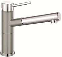 Смеситель Blanco Alta-S compact chrome/Silgranit жемчужный 520730