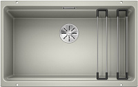 Мойка Blanco Etagon 700-U SILGRANIT® PuraDur® жемчужный клапан-автомат InFino 525170