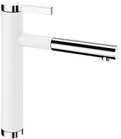 Смеситель Blanco Linee-S Silgranit белый 518441