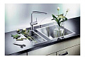 Мойка Бланко Zerox 180-IF/N нержавеющая сталь полированная клапан-автомат InFino 521566 фото 2 Мойка Blanco Zerox 180-IF/N нержавеющая сталь полированная клапан-автомат InFino 521566 фото 2