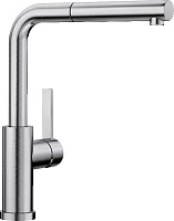 Смеситель Blanco Lanora-S-F нержавеющая сталь 526180