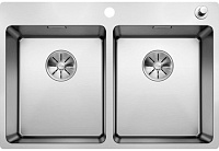 Мойка Blanco Andano 340/340-IF-A нержавеющая сталь полированная клапан-автомат InFino 522997