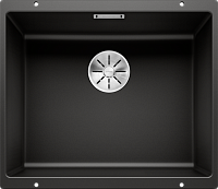 мойку BLANCO SUBLINE 500-U Silgranit черный клапан-автомат InFino 525995