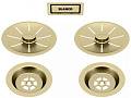 Набор декоративных элементов Blanco C-overflow и InFino® Satin Gold (две чаши) 203477 фото 1