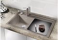 Мойка Бланко ZENAR 45S антрацит чаша слева клапан-автомат InFino 523802 фото 2 Мойка Blanco ZENAR 45S антрацит чаша слева клапан-автомат InFino 523802 фото 2