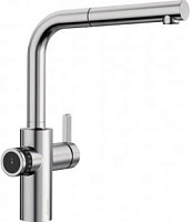 Смеситель Blanco EVOL-S Volume рычаг управления слева нержавеющая сталь 525213