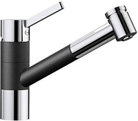 Смеситель Blanco Tivo-S chrome/Silgranit бежевый 526279