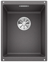 мойку Blanco SUBLINE 320-U SILGRANIT темная скала клапан-автомат InFino 523407