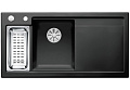 Мойка Бланко Axon II 6 S черный чаша слева клапан-автомат InFino 524150 фото 1 Мойка Blanco Axon II 6 S черный чаша слева клапан-автомат InFino 524150 фото 1
