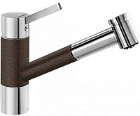 Смеситель Blanco Tivo-S chrome/Silgranit кофе 517618