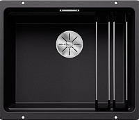 мойку Blanco Etagon 500-U SILGRANIT PuraDur черный клапан-автомат InFino 525887