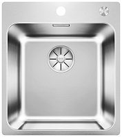 мойку Blanco Solis 400-IF/A нержавеющая сталь полированная клапан-автомат InFino 526119