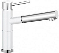 Смеситель Blanco Alta-S compact chrome/Silgranit белый 515327
