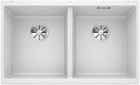 мойку Blanco SUBLINE 350/350-U SILGRANIT белый клапан-автомат InFino 523578