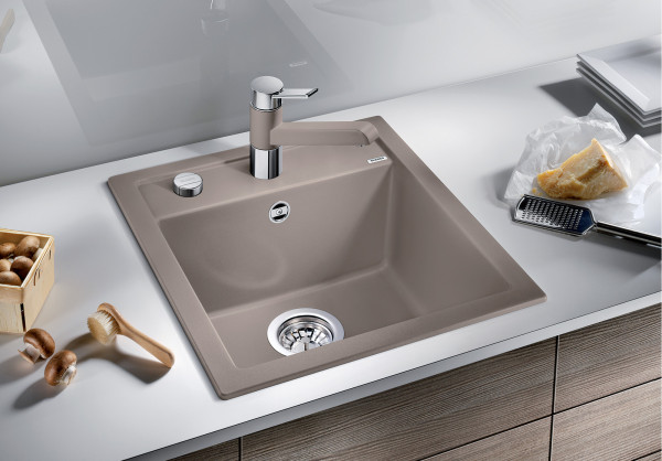 Мойка Blanco Dalago 45 вулкан серый клапан-автомат InFino 527242