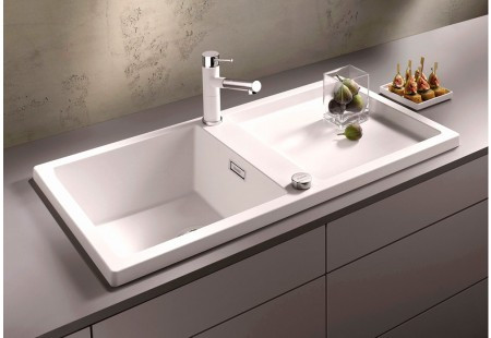 Мойка Blanco Адон (adon) XL 6S Силгранит (silgranit) бетон ИнФино (infino) клапан-автомат InFino 525298
