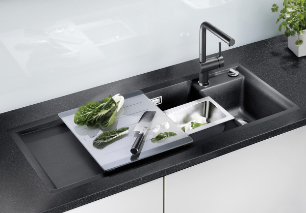 Смеситель Бланко Linus-S Silgranit темная скала 518813 Смеситель Blanco Linus-S Silgranit темная скала 518813