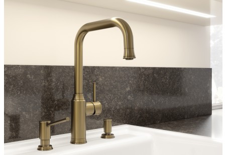 Смеситель Blanco Livia-S сатинированное золото satin gold 526687