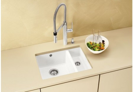 Мойка Blanco SUBLINE 350/150-U белый глянцевый 514522