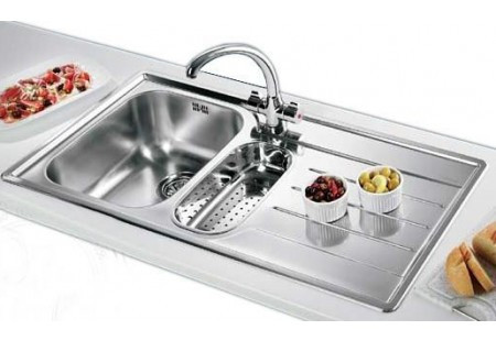 Мойка Blanco Median 6 S нержавеющая сталь полированная чаша слева 512647