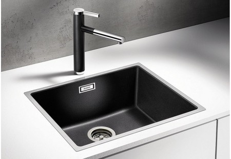 Мойка Blanco SUBLINE 500-IF белый клапан-автомат InFino 524110