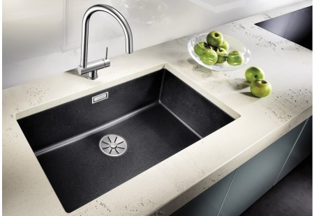 Мойка Blanco SUBLINE 700-U SILGRANIT белый клапан-автомат InFino 523446