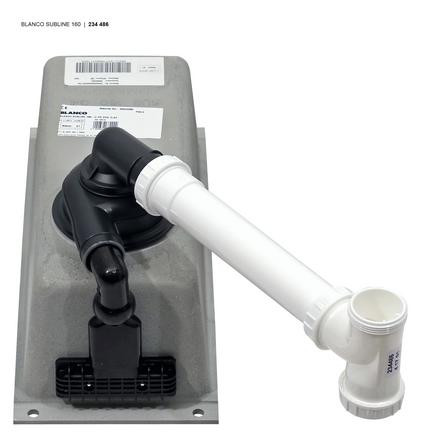 Мойка Blanco SUBLINE 160-U черный клапан-автомат InFino 525981