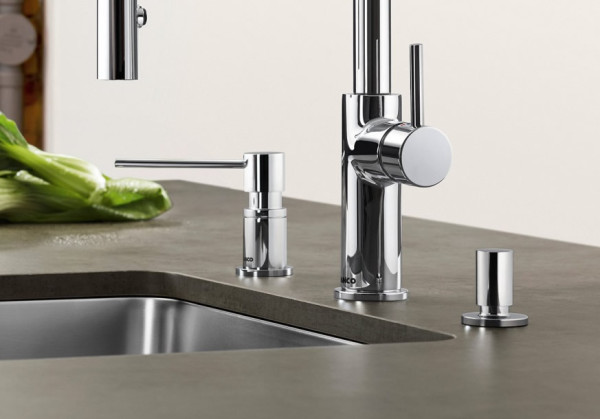 Дозатор для жидкого мыла Бланко Lato сатин золото 526699 Дозатор для жидкого мыла Blanco Lato сатин золото 526699