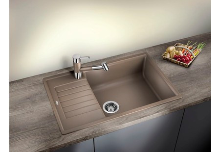 Мойка Blanco Zia XL 6S Compact SILGRANIT жемчужный 523276