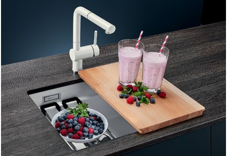 Мойка Blanco Etagon 500-U PuraPlus черный клапан-автомат InFino 525155