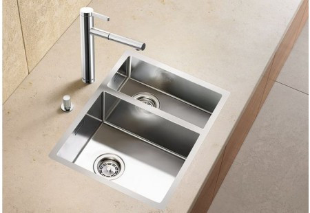Мойка Blanco Claron 340/180-IF/N нержавеющая сталь полированная чаша слева клапан-автомат InFino 521607