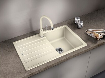 Смеситель Blanco MIDA-S SILGRANIT темная скала 521462