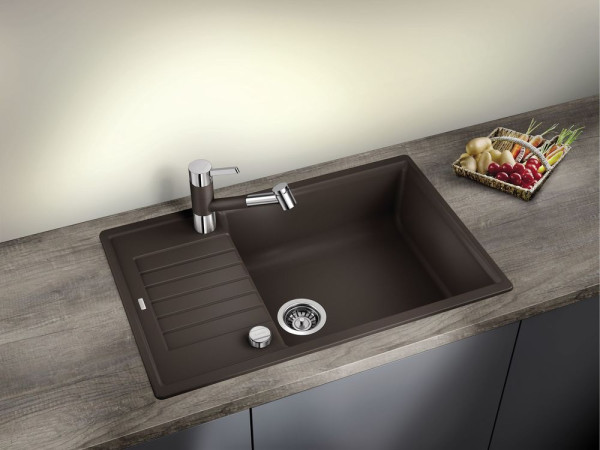 Мойка Blanco Zia XL 6S Compact SILGRANIT черный 526019