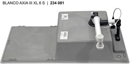 Мойка Blanco Аксия (axia) III XL 6 S-F алюметаллик ИнФино (infino) клапан-автомат InFino 523522