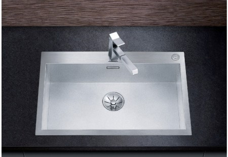 Мойка Blanco Зерокс (zerox) 700-IF/A Дуринокс (durinox) нержавеющая сталь полированная ИнФино (infino) клапан-автомат InFino 523102