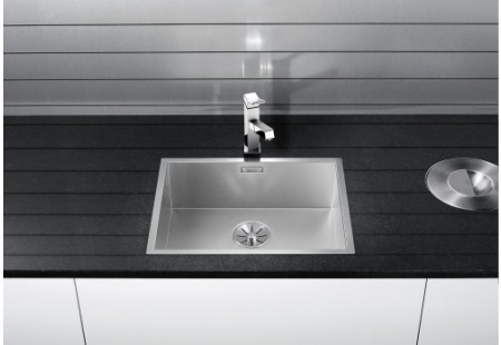Мойка Blanco Зерокс (zerox) 500-IF Дуринокс (durinox) нержавеющая сталь полированная ИнФино (infino) клапан-автомат InFino 523098