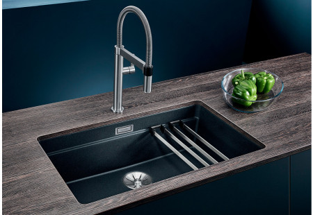 Мойка Blanco Etagon 700-U SILGRANIT PuraDur антрацит клапан-автомат InFino 525167