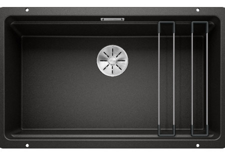 Мойка Blanco Etagon 700-U SILGRANIT PuraDur антрацит клапан-автомат InFino 525167