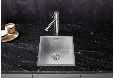 Мойка Blanco Зерокс (zerox) 340-IF Дуринокс (durinox) нержавеющая сталь полированная ИнФино (infino) клапан-автомат InFino 523096