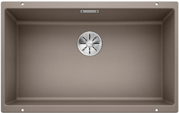 Мойка Blanco SUBLINE 700-U SILGRANIT серый бежевый клапан-автомат InFino 523449