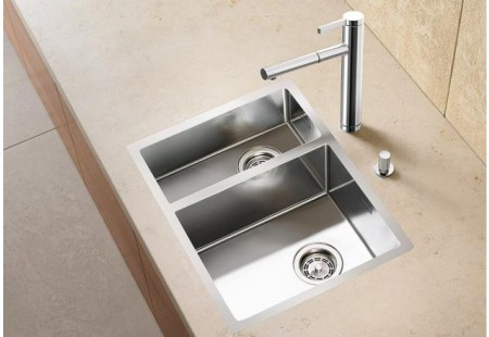 Мойка Blanco Claron 340/180-IF/N нержавеющая сталь полированная чаша справа клапан-автомат InFino 521608