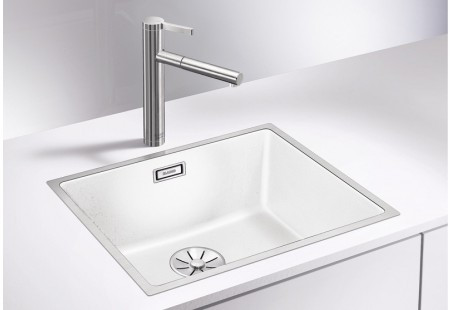 Мойка Blanco SUBLINE 500-IF белый клапан-автомат InFino 524110